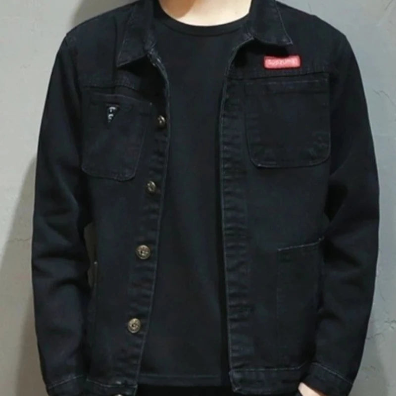 2024 Korean Y2K Retro Urban Oversized Denim Jacket