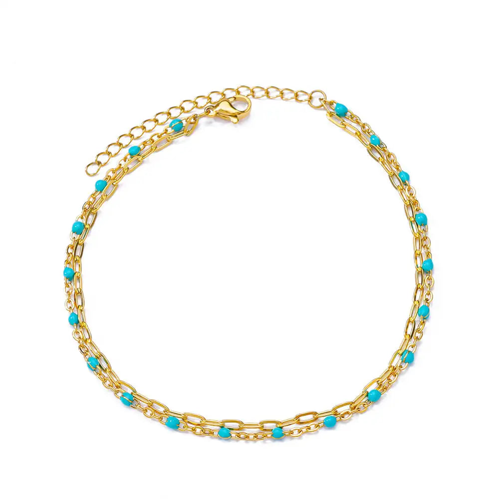 "Golden Bloom" Zircon Flower Bracelet – Luxury Floral Elegance