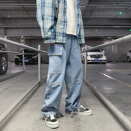 2024 Korean Y2K Urban Oversized Cargo Pants