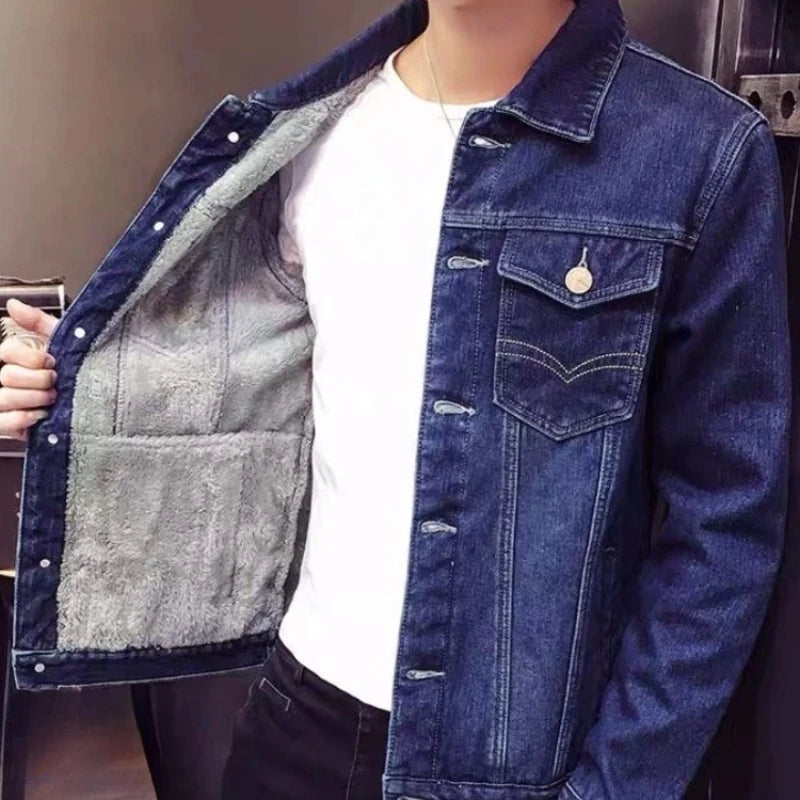 2024 Korean Y2K Retro Urban Oversized Denim Jacket