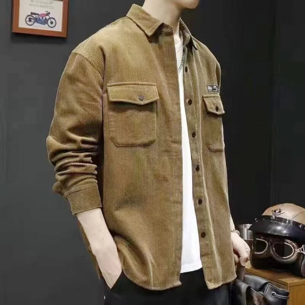 Thickened Corduroy Jacket  – Vintage Warmth Meets Modern Style