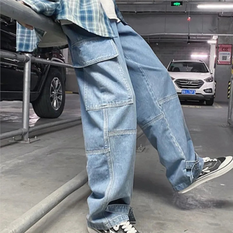 2024 Korean Y2K Urban Oversized Cargo Pants