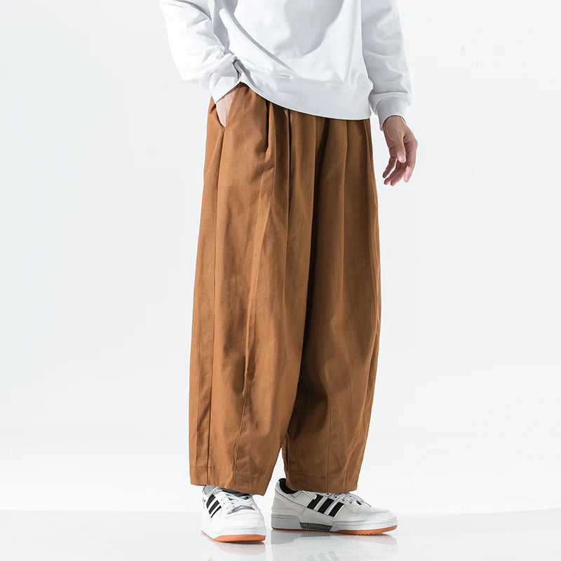 2024 Korean Y2K Retro Urban Oversized Vintage Wide-Leg Cargo Joggers