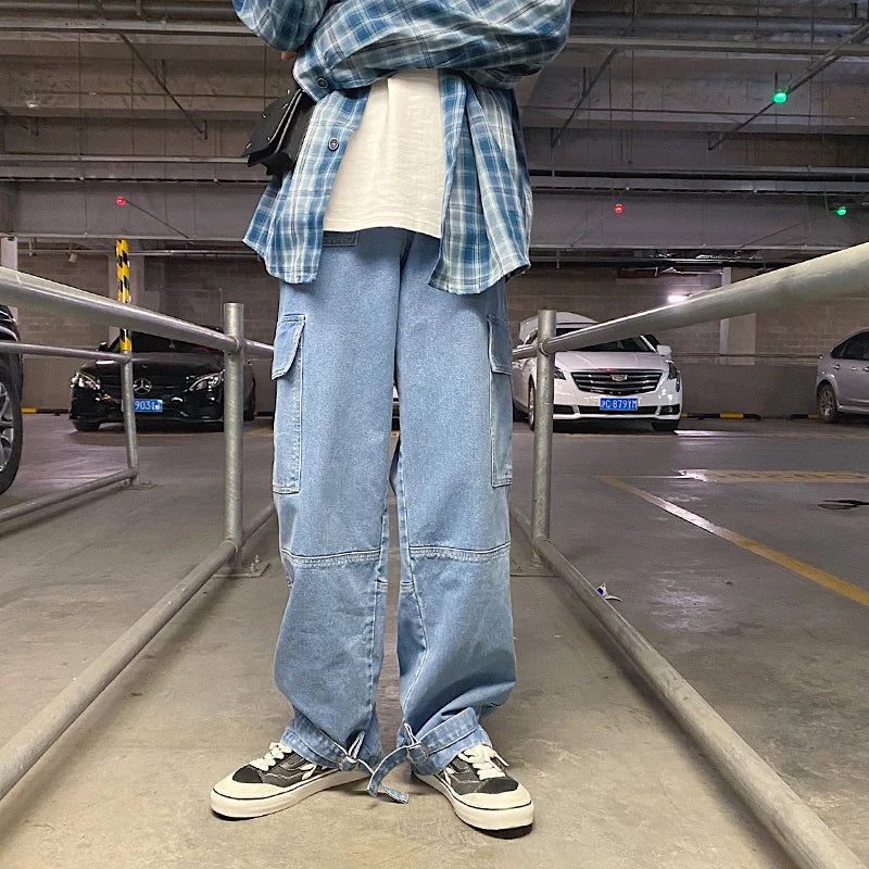 2024 Korean Y2K Urban Oversized Cargo Pants