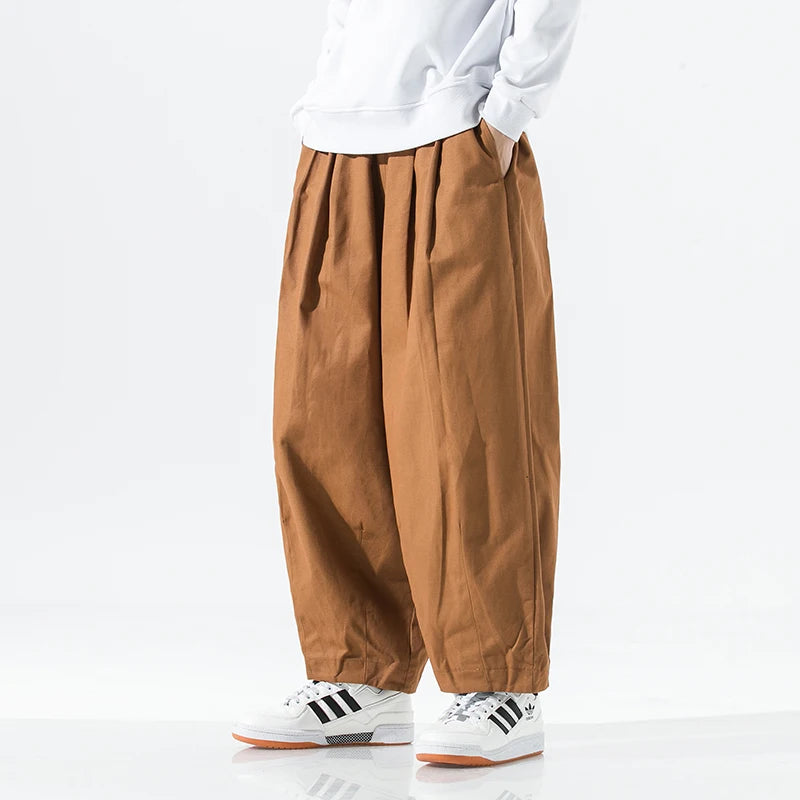 2024 Korean Y2K Retro Urban Oversized Vintage Wide-Leg Cargo Joggers