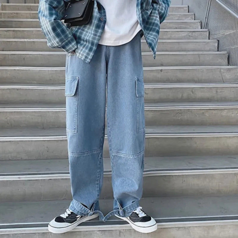 2024 Korean Y2K Urban Oversized Cargo Pants