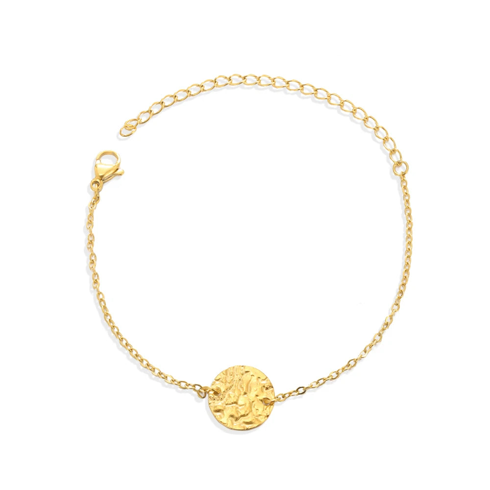 "Golden Bloom" Zircon Flower Bracelet – Luxury Floral Elegance