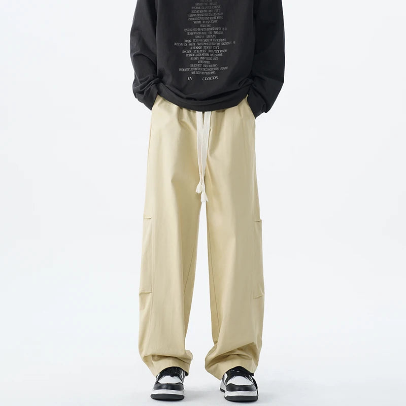 2024 Korean Y2K Retro Urban Oversized Vintage Wide-Leg Cargo Joggers