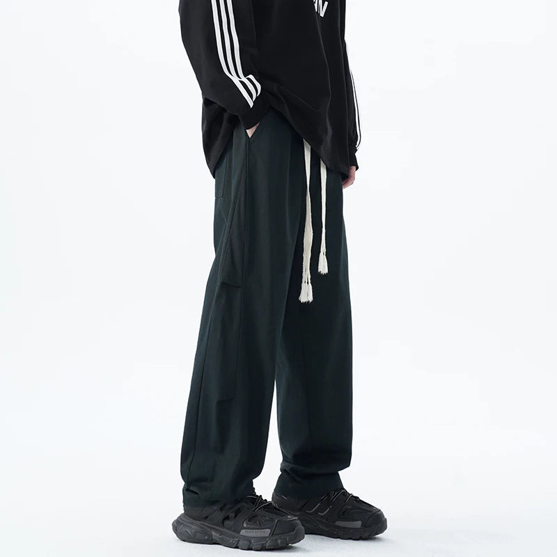 2024 Korean Y2K Retro Urban Oversized Vintage Wide-Leg Cargo Joggers