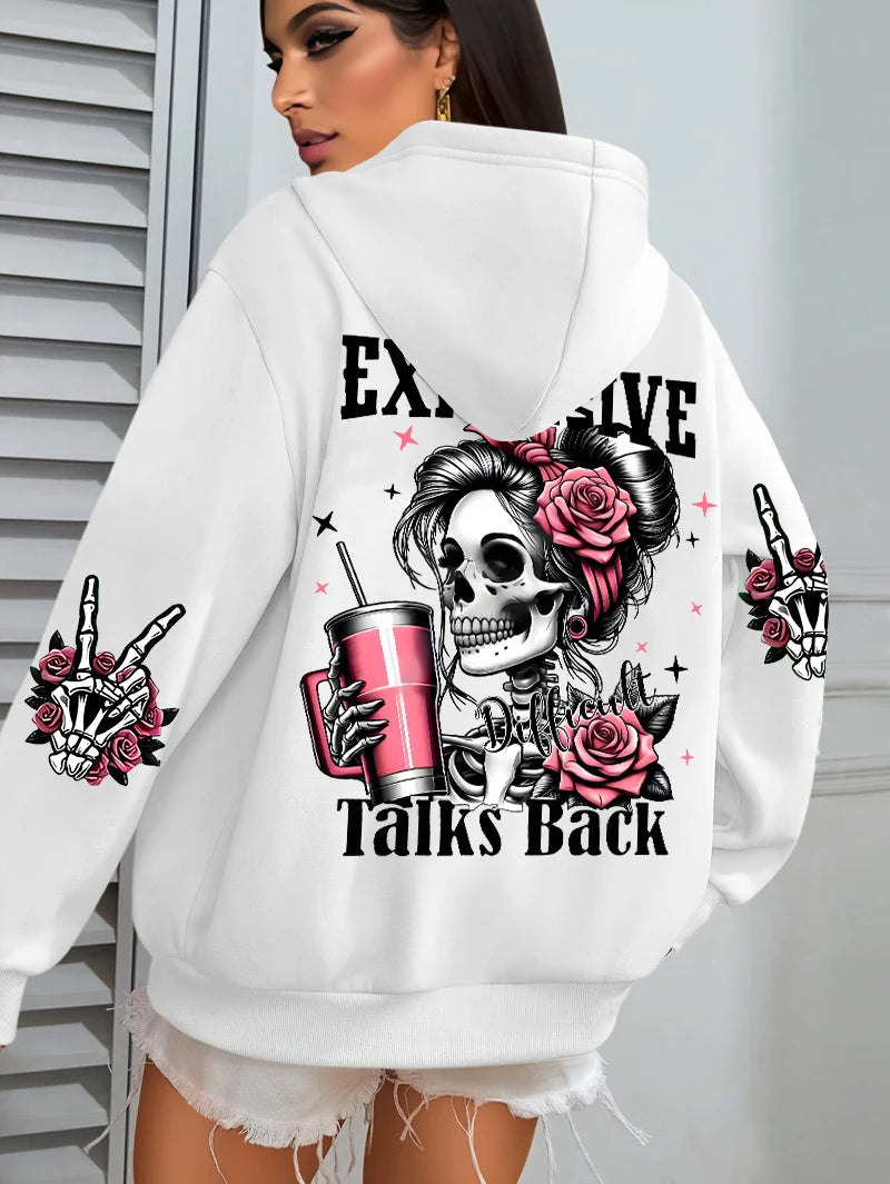 Trendsetter Women’s Hoodie ||  “Expensive Talks Back”