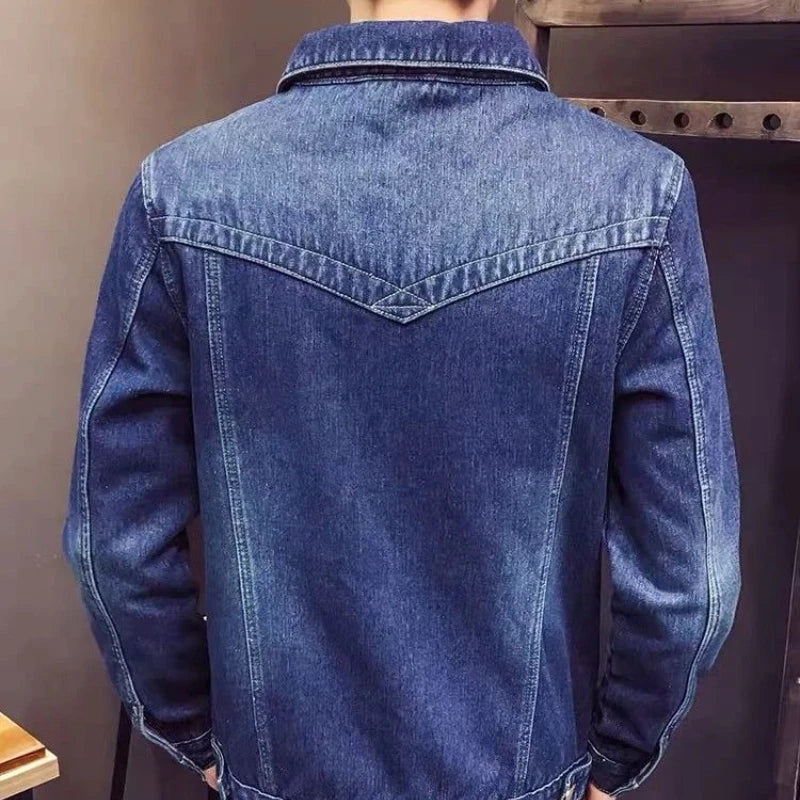 2024 Korean Y2K Retro Urban Oversized Denim Jacket